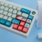 Coral Sea 104+22 PBT Dye-subbed Keycaps Set XDA Profile for MX Switches Mechanical Gaming Keyboard